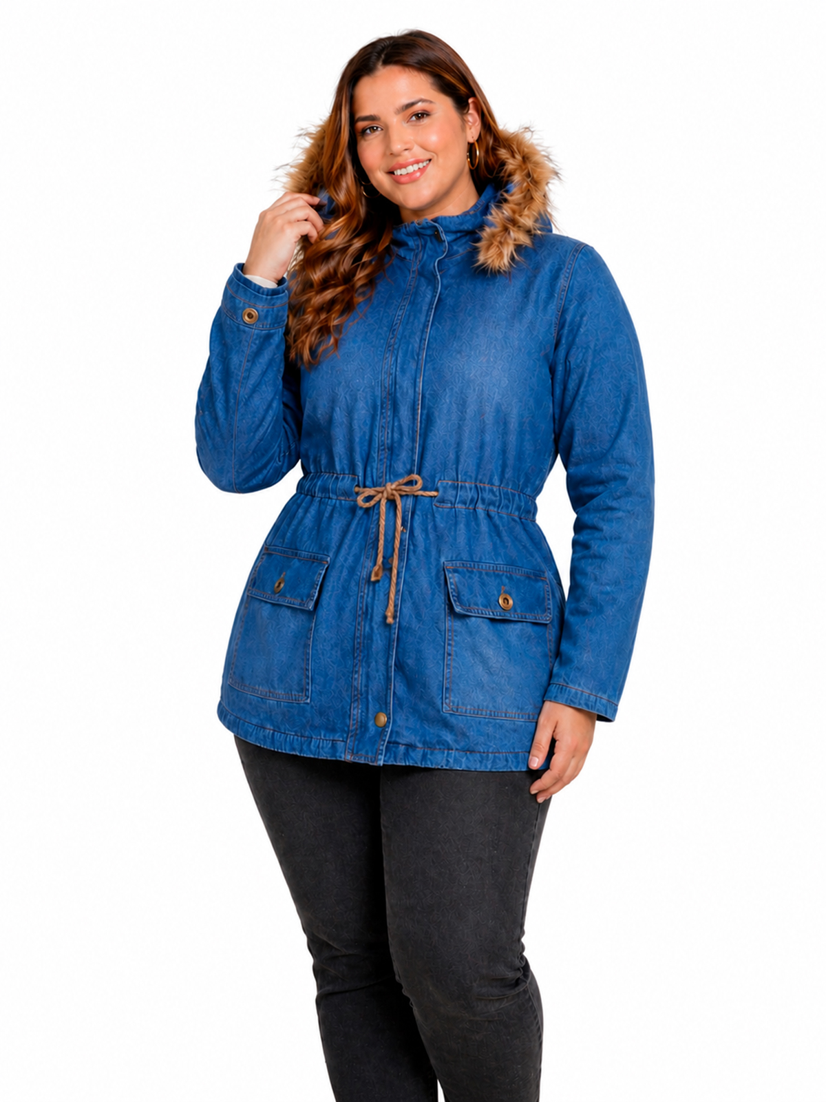 parka peluche tg