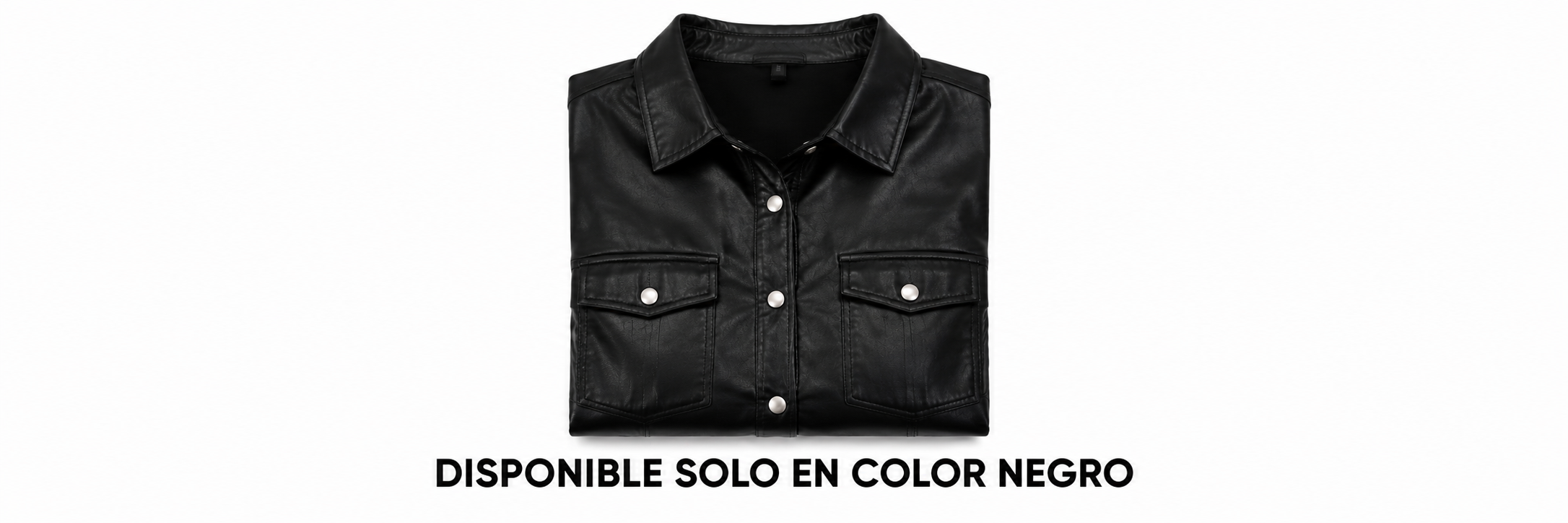 biker cuerina negro gama
