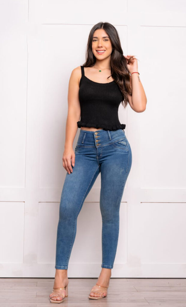 FAJERO SKINNY 4 BOTONES CON BOLSILLO