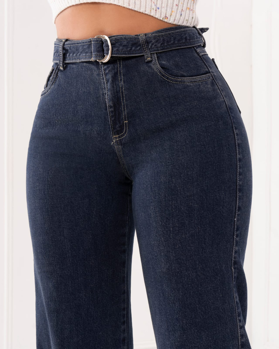 WIDE LEG SEMI STRECH - Image 16