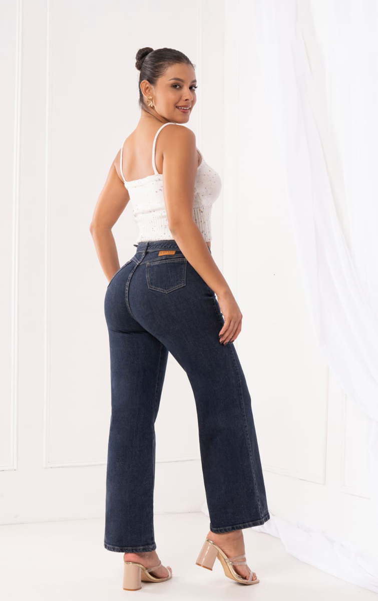 WIDE LEG SEMI STRECH - Image 13