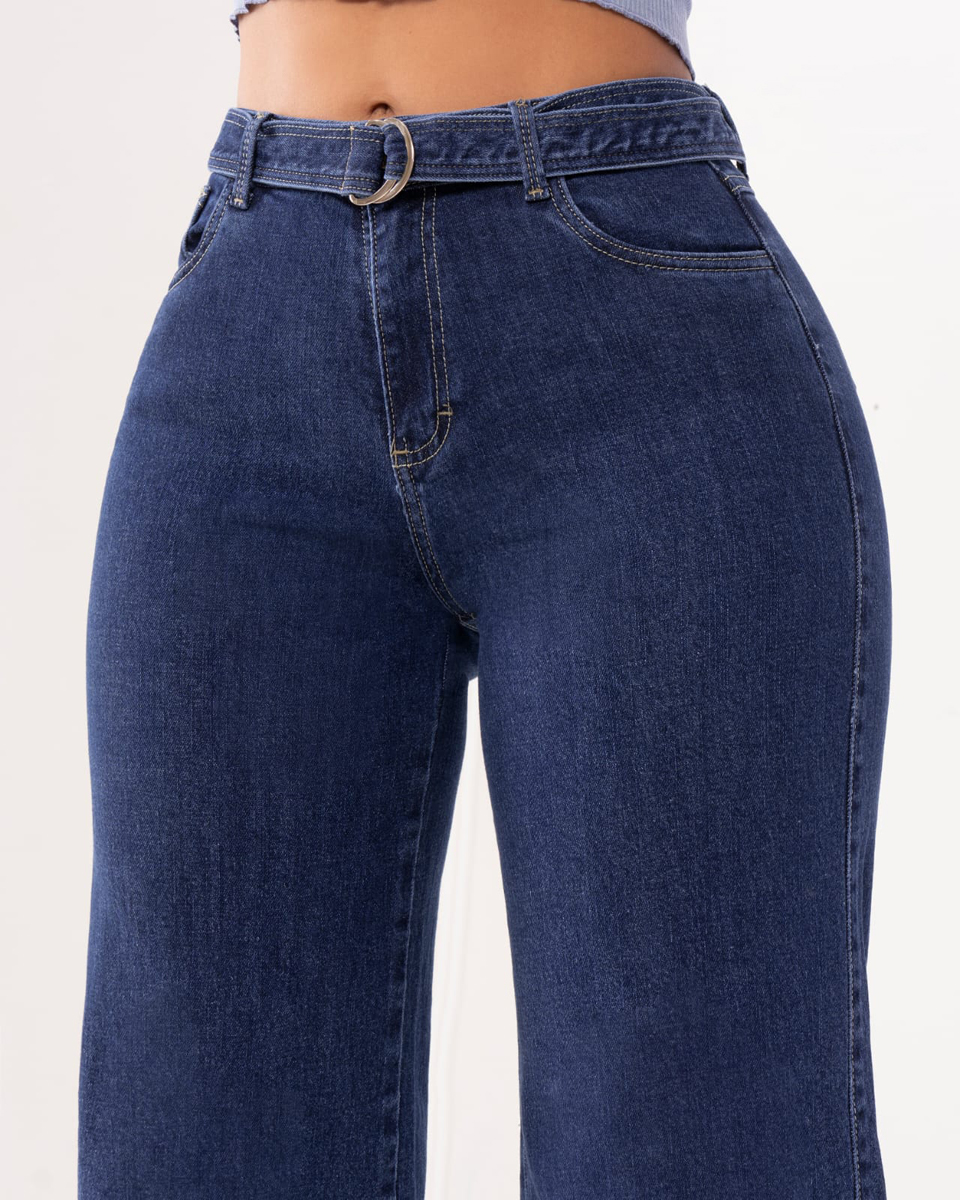 WIDE LEG SEMI STRECH - Image 5
