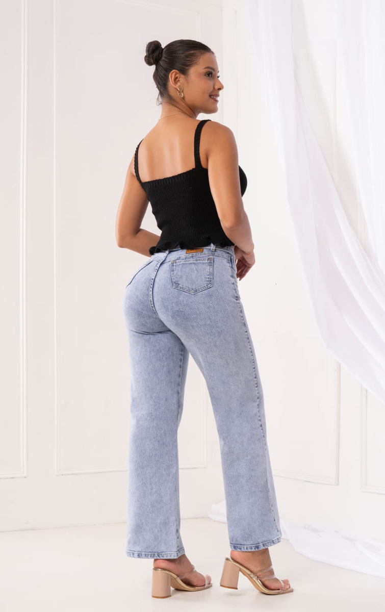 WIDE LEG SEMI STRECH - Image 7