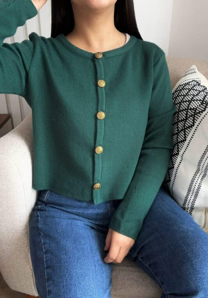 CARDIGAN CORTO BOTONES AFRICA