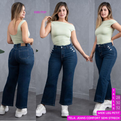 Alternative view of WIDE LEG PETIT 3 BOTONES