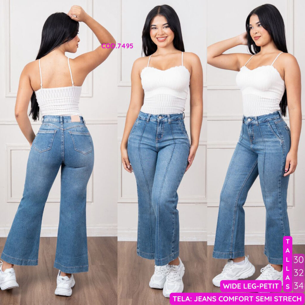 Wide Leg Petit COMFORT SEMI STRETCH